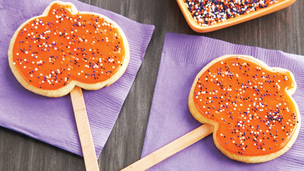 Halloween Sprinkle Pops