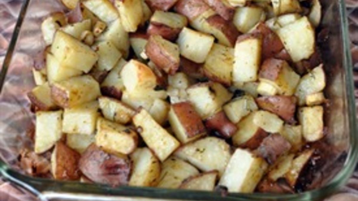 Roasted Herbed Potatoes and Onions