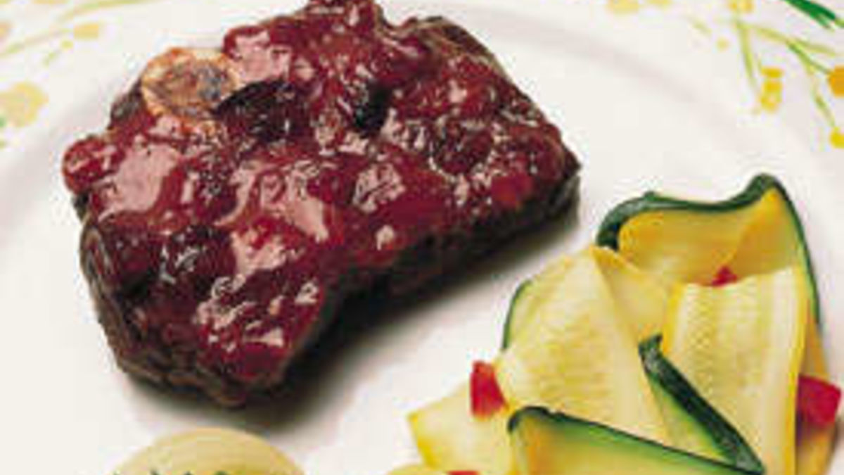 Venison with Plum Sauce