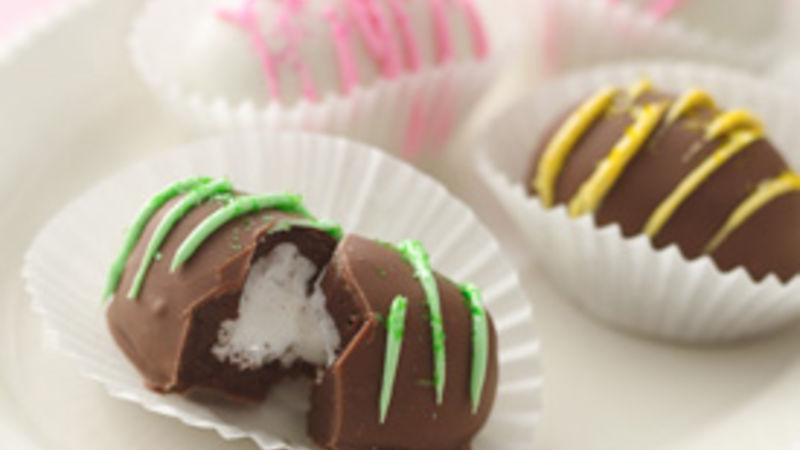 Fudgy Truffle Eggs Recipe - BettyCrocker.com