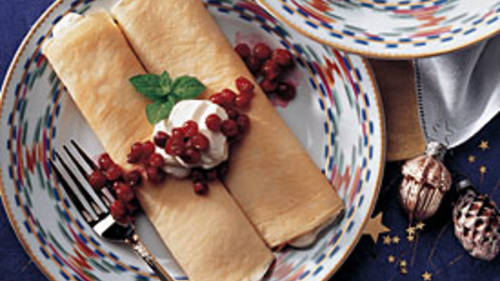 Cardamom Cream Crepes