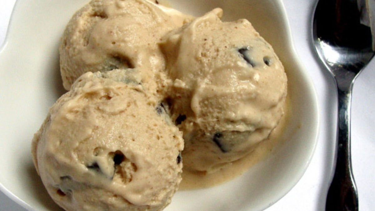 Peanut Butter-Chocolate Chunk Frozen Yogurt