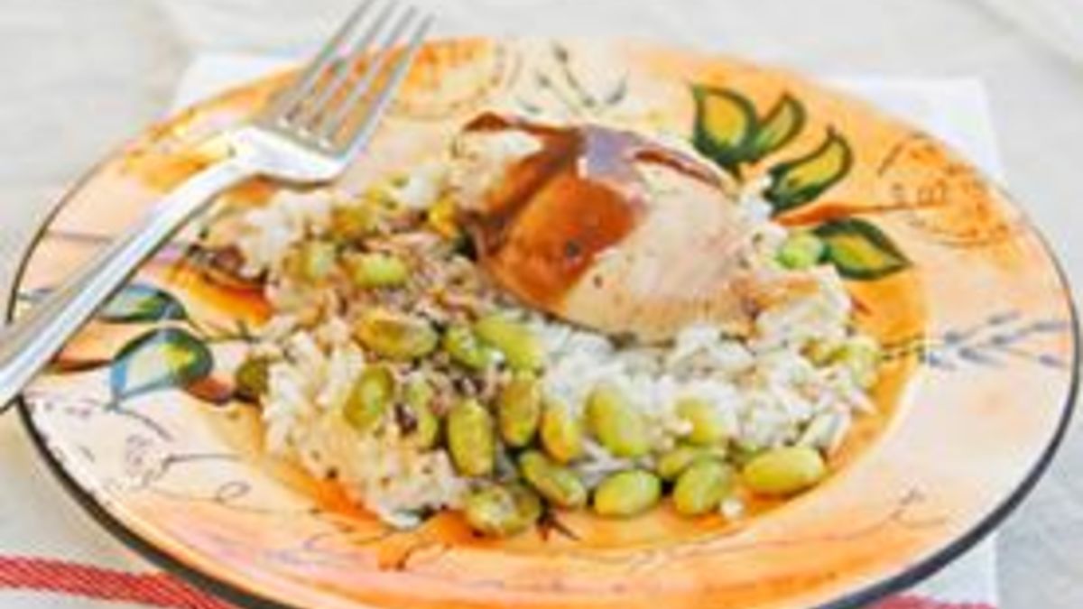 Sesame Ginger Chicken and Rice Casserole