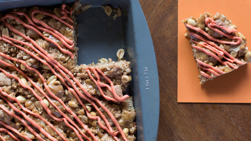 No Bake Pumpkin Spice Chex™ Bars Recipe - Tablespoon.com