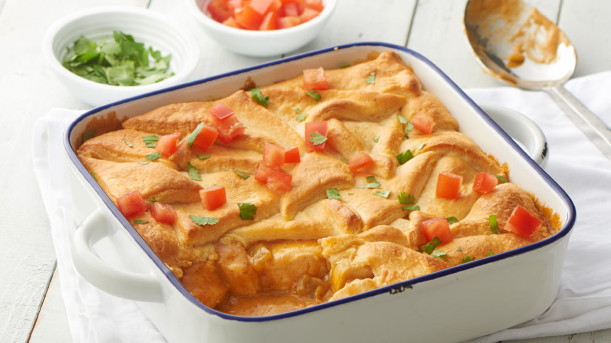Green Chile Chicken Crescent Bake