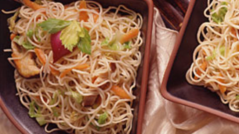 Stir-Fried Noodles with Cabbage Recipe - BettyCrocker.com