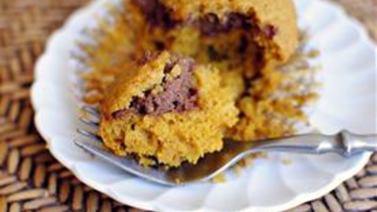 Nutella® Cheesecake Pumpkin Muffins