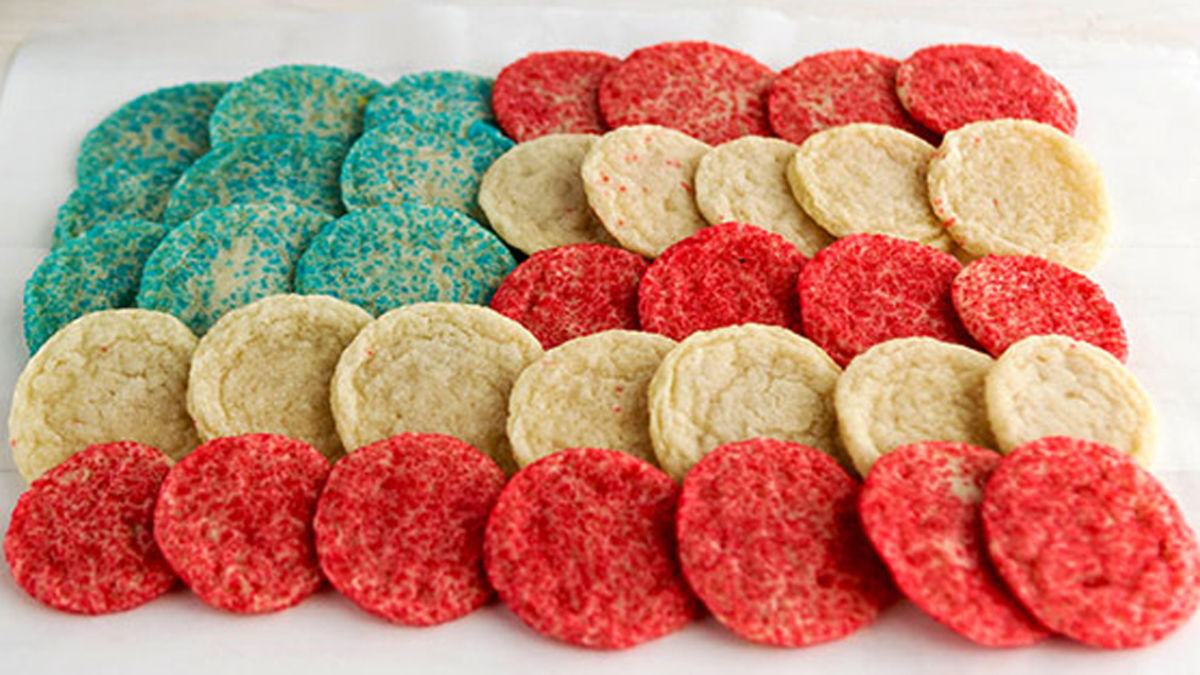 Pull-Apart Cookie Flag