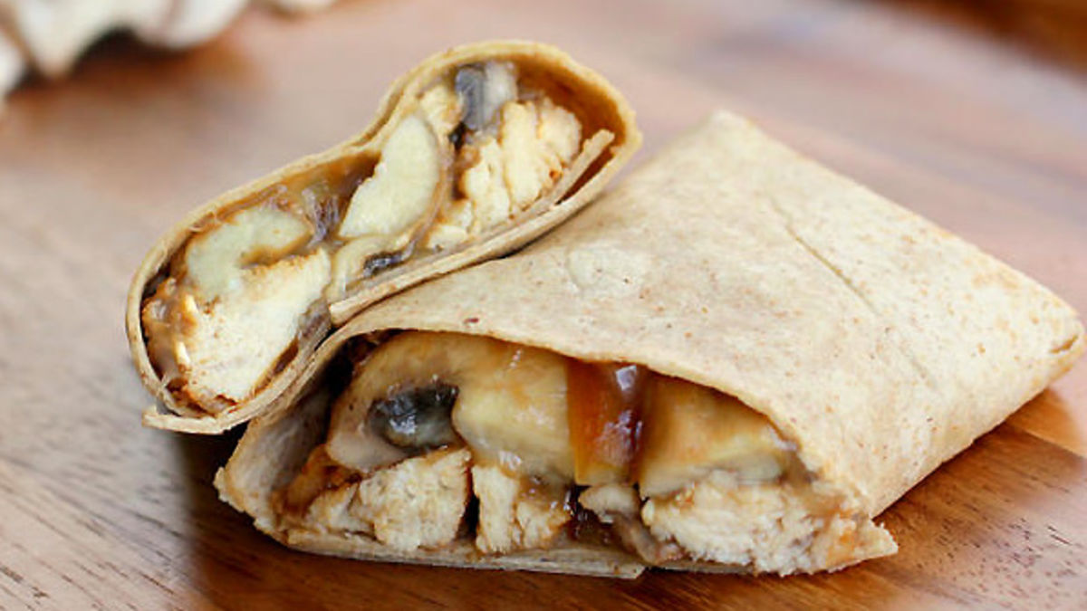 Gourmet Chicken Marsala Wrap