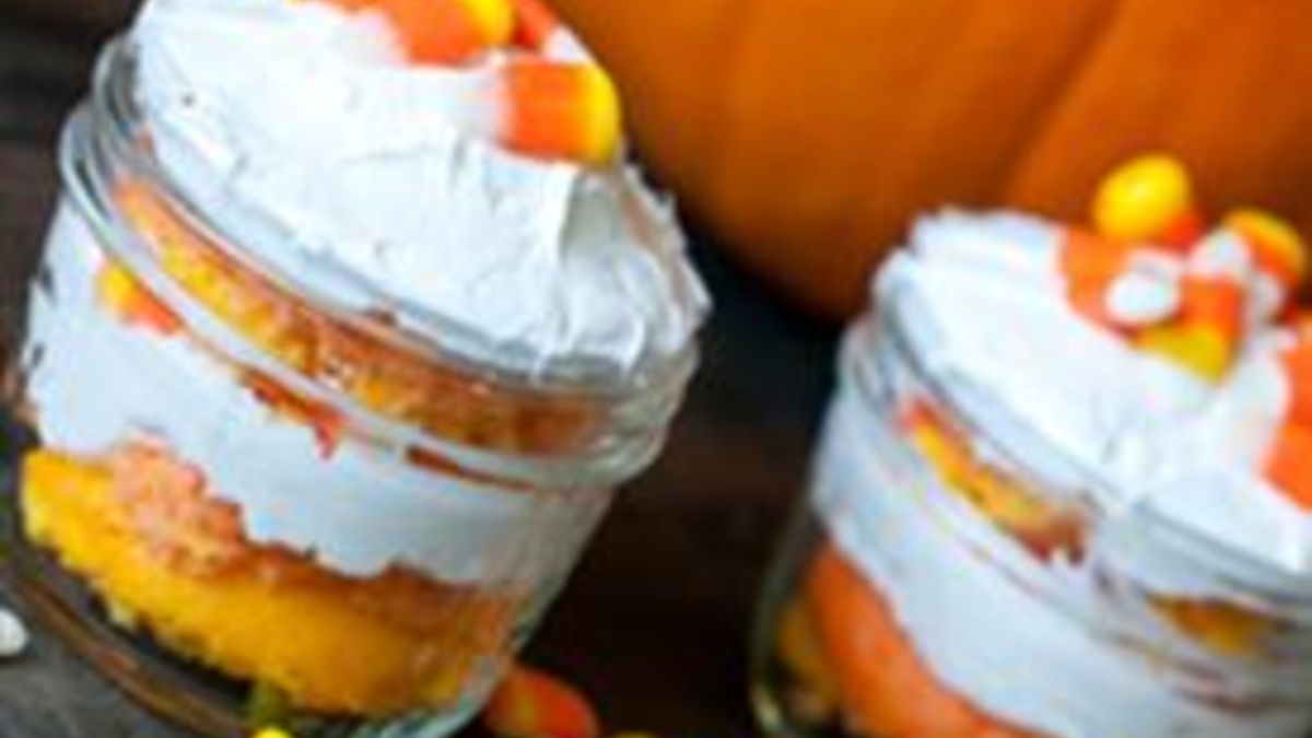 Candy Corn Trifles