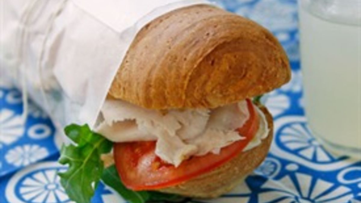 Turkey and Brie Baguette Sandwich
