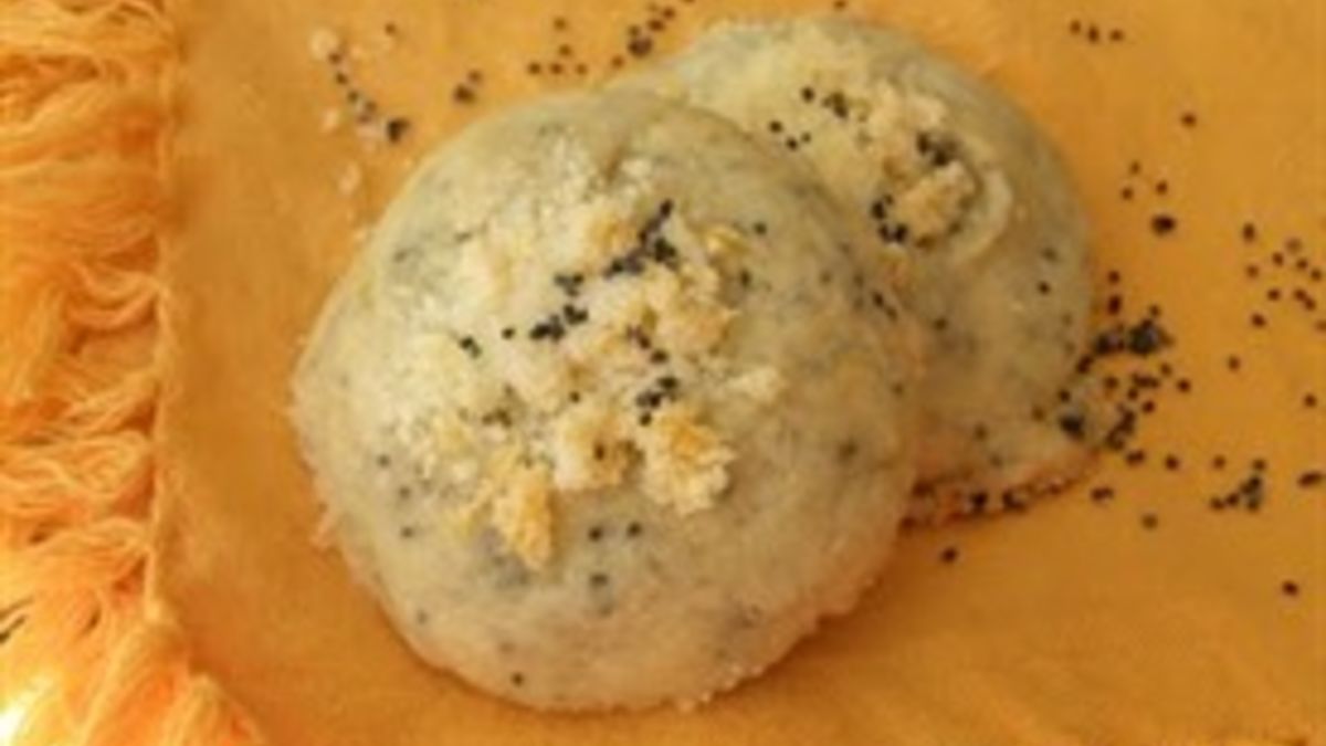 Orange Poppy Seed Drops