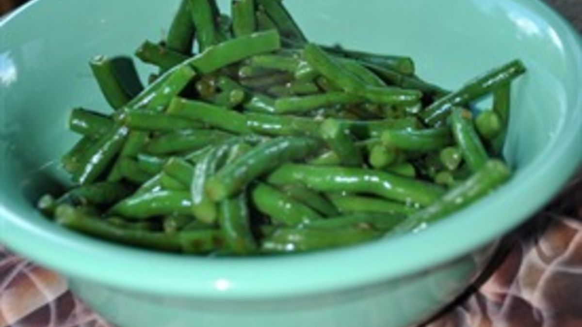 Gingered Green Beans