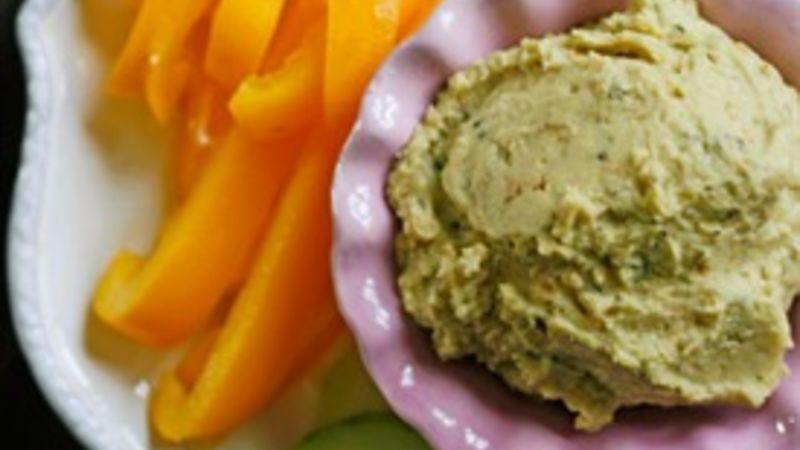 Pesto Hummus Recipe - Tablespoon.com