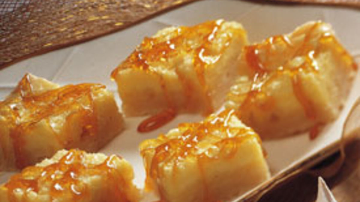 Brandy Crème Brûlée Bars