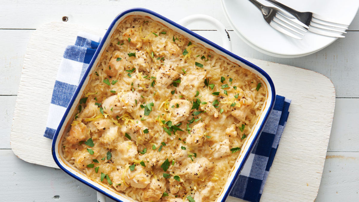 Parmesan-Lemon Chicken Bake