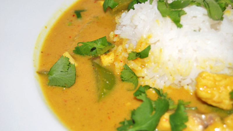 Thai Yellow Curry with Fish Recipe - Tablespoon.com