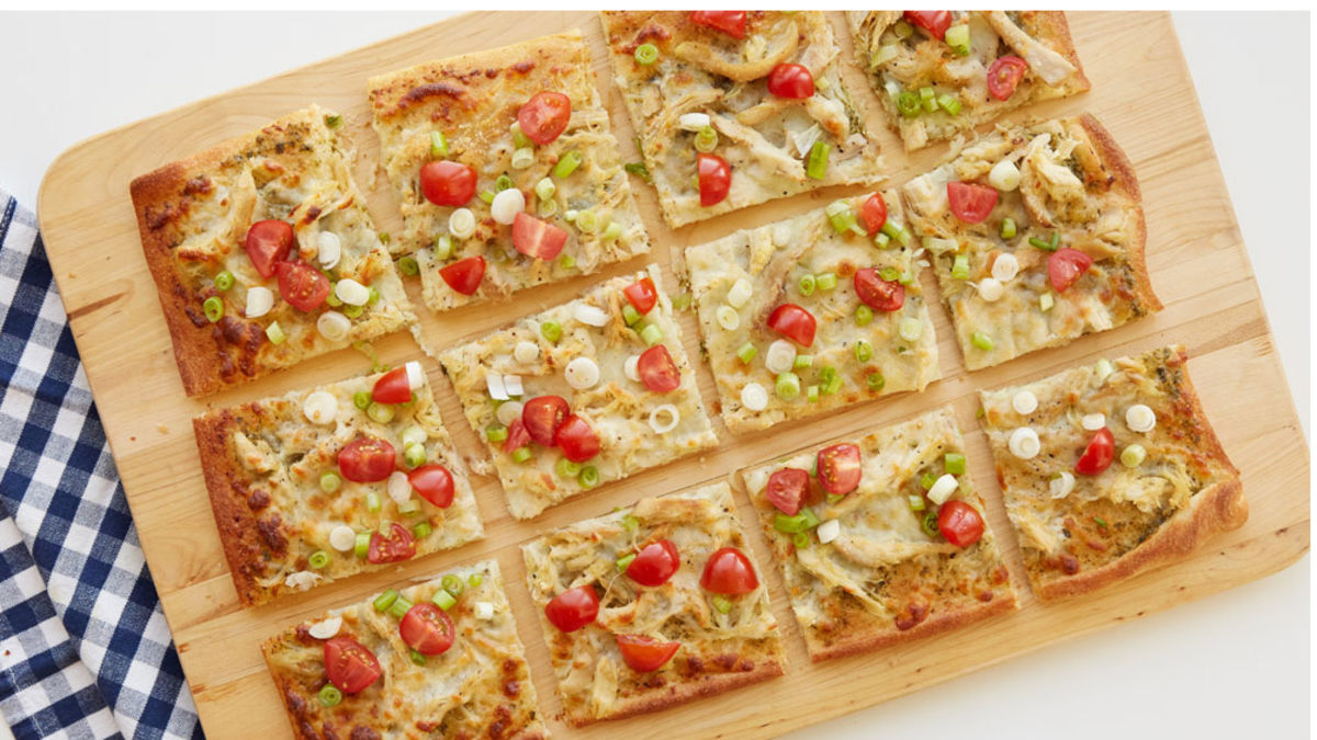 Chicken Pesto Flatbread