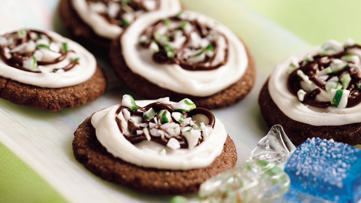 Chocolate-Mint Cookies
