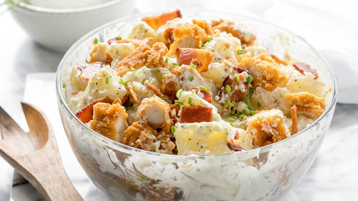Chicken Bacon Ranch Potato Salad