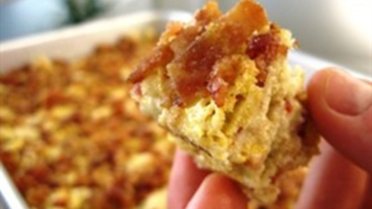 Ultimate Brown Butter Cereal Bars with Candied Bacon