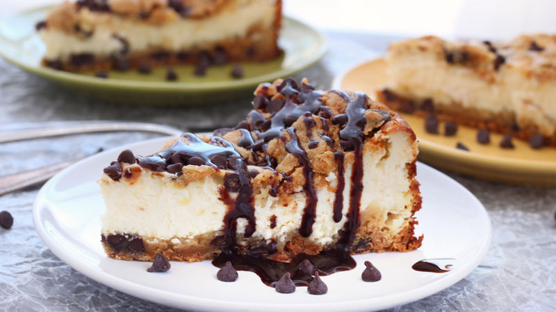 Chocolate Chip Cookie Dough Cheesecake