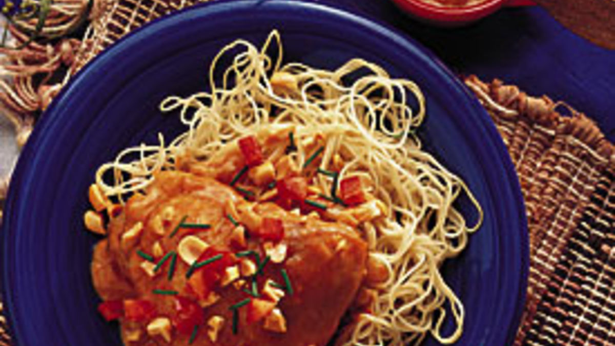 Peanut Butter-Chili Chicken