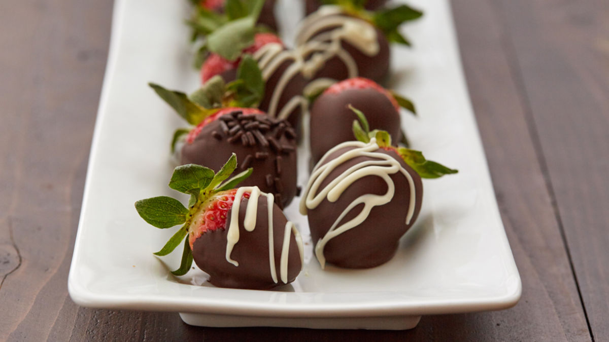 Dark Chocolate-Covered Strawberries