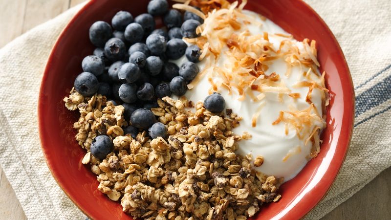 Chocolate and Toasted Coconut Yogurt Bowl