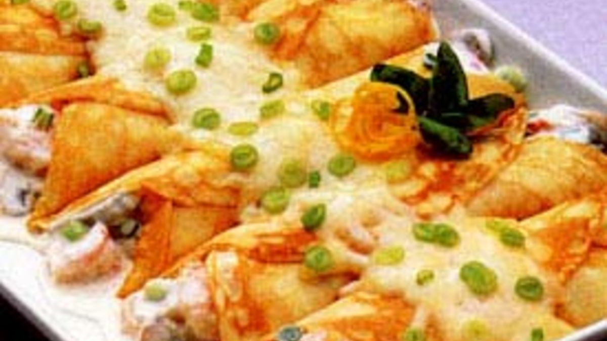 Seafood Crepes