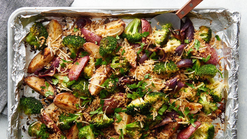 Crispy Parmesan Roasted Veggies