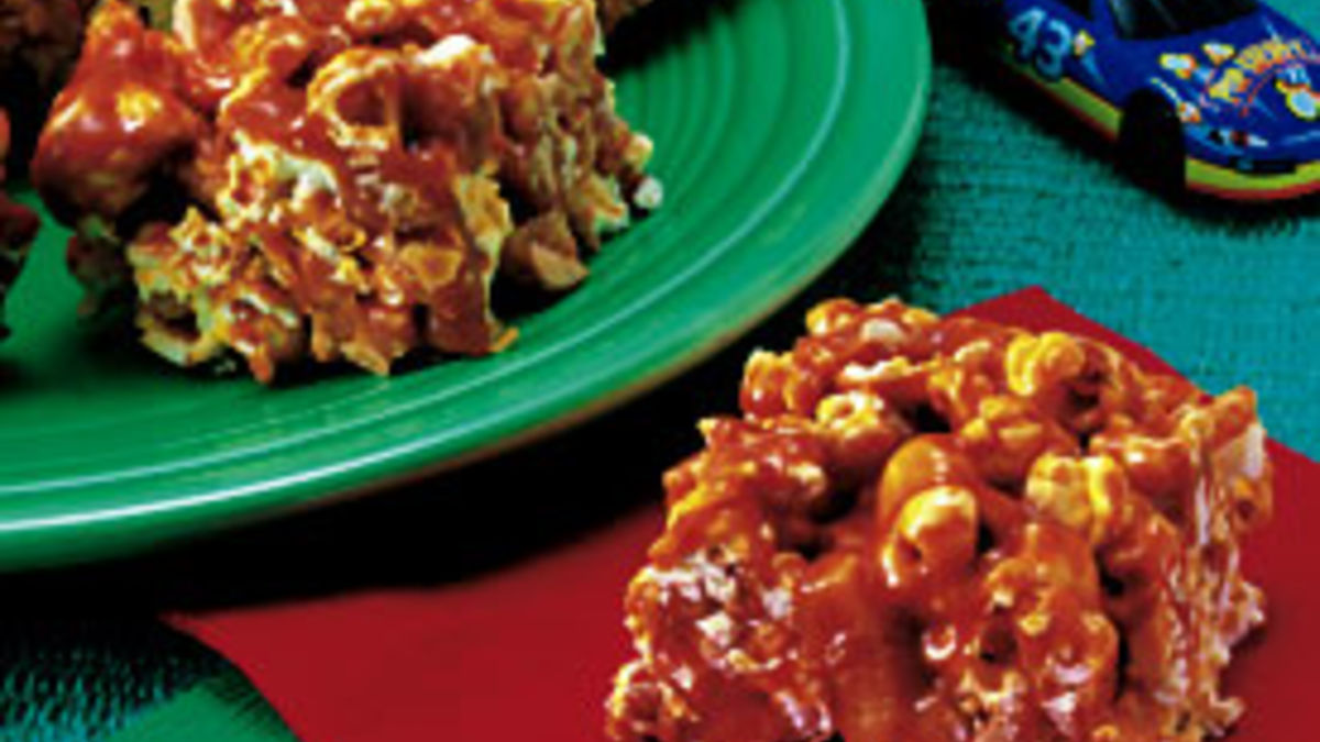 Caramel-Popcorn Bars