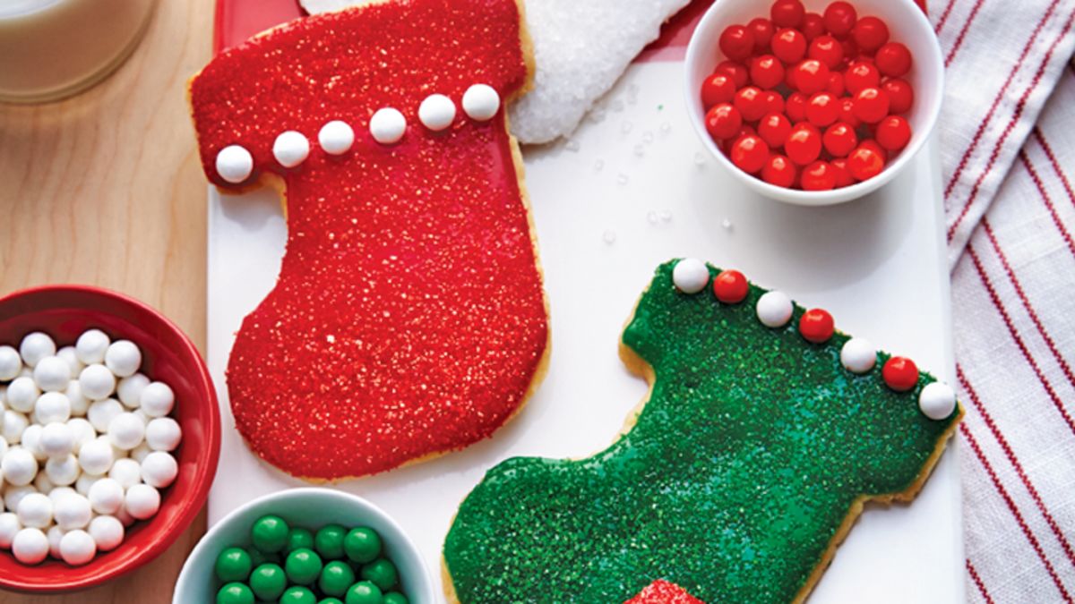 Christmas Stocking Cookies