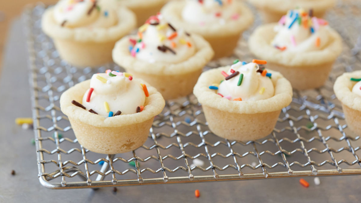 Birthday Cheesecake Cookie Cups