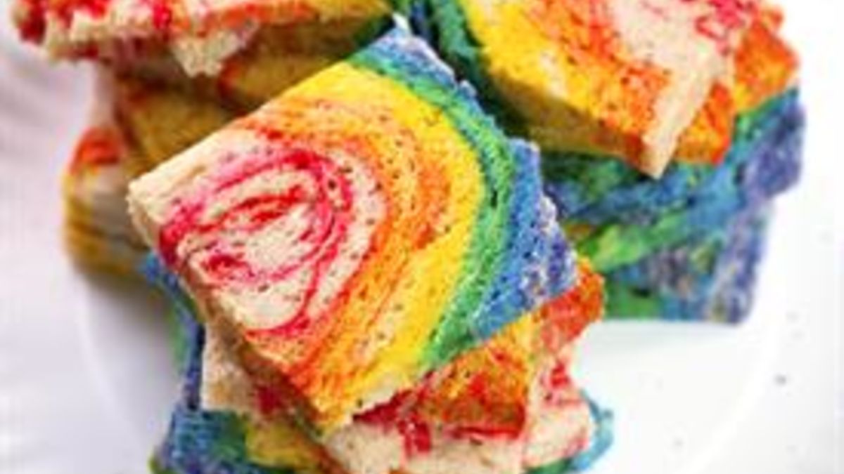 Rainbow Sandwich Loaf