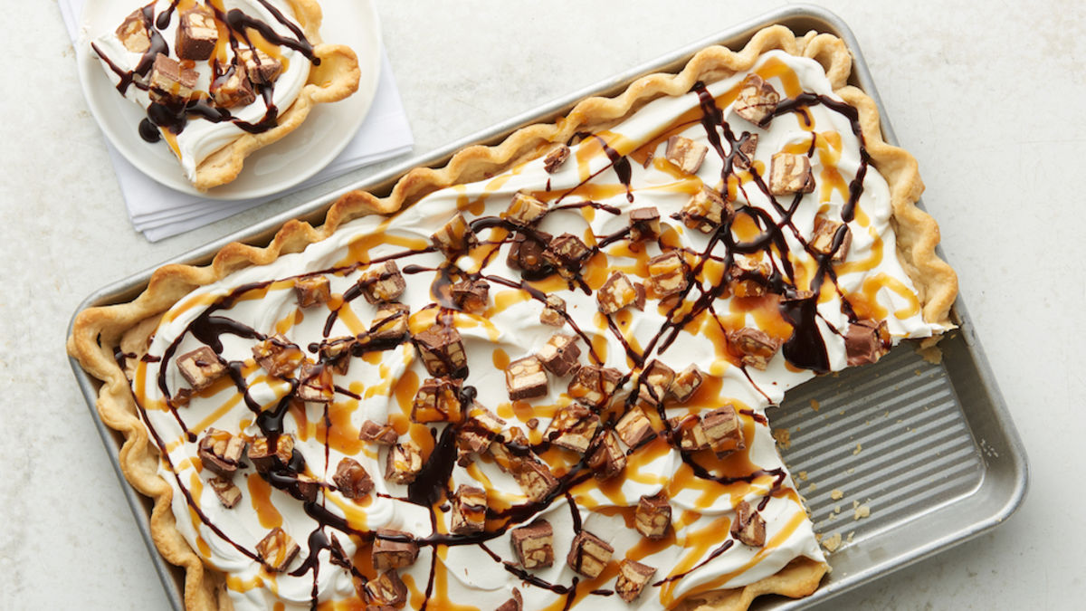 Snickers™ Slab Pie