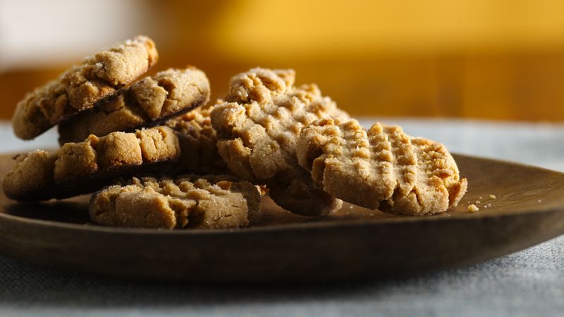 1-2-3 Chewy Peanut Butter Cookies