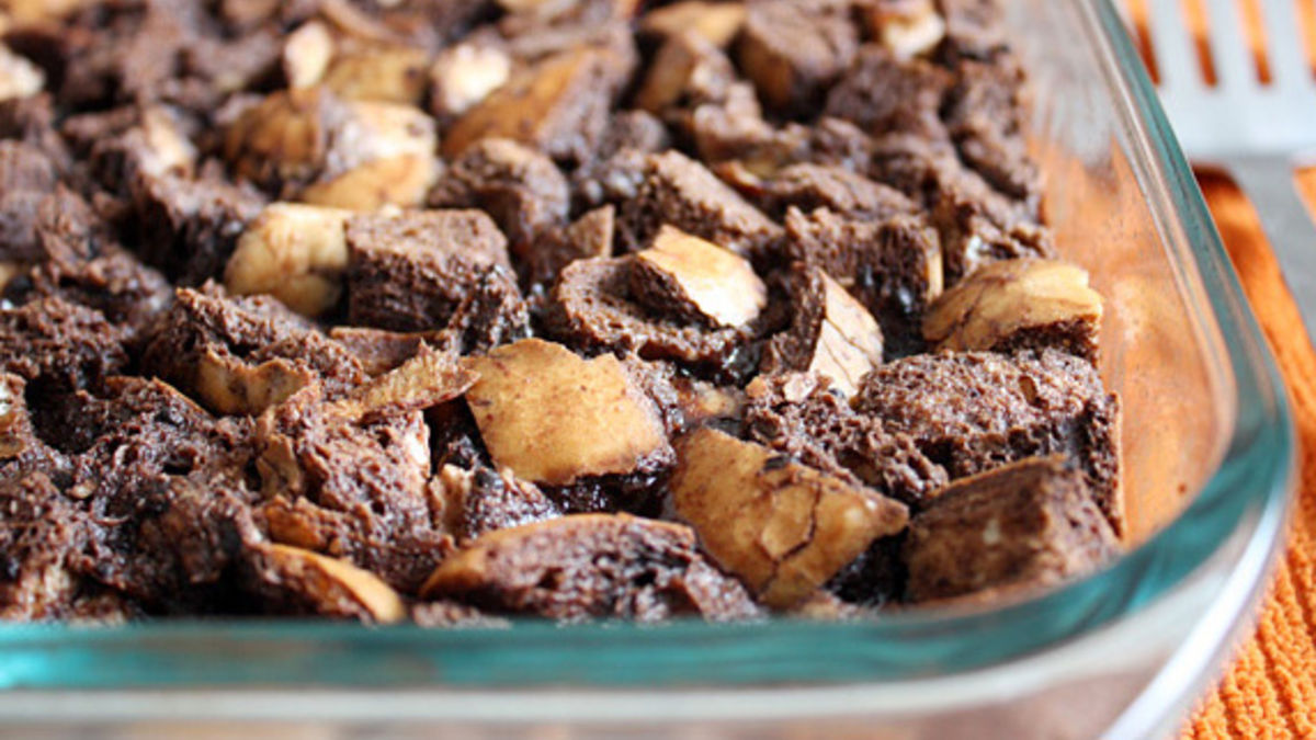 Chocolate Bread Pudding
