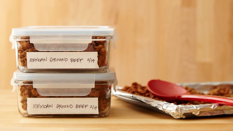 Make-Ahead Mexican Ground Beef