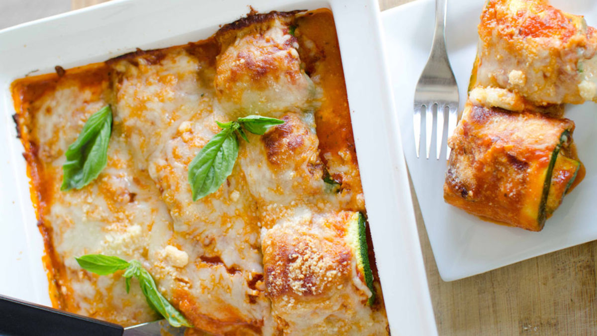 Zucchini Lasagna Rolls