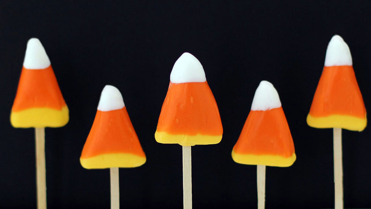 Candy Corn Pops