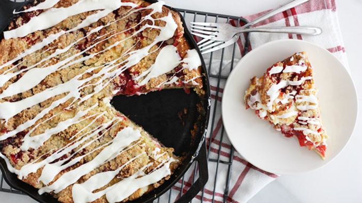 Cherry Cheesecake Bread Pudding