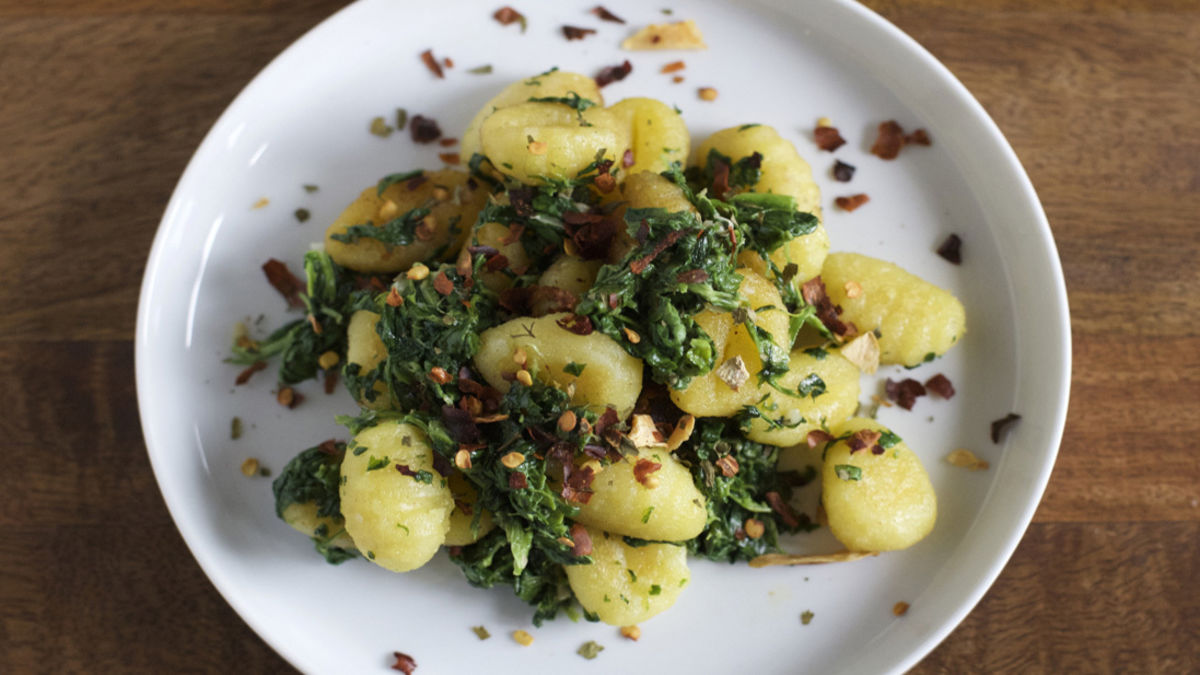 Gnocchi with Spinach