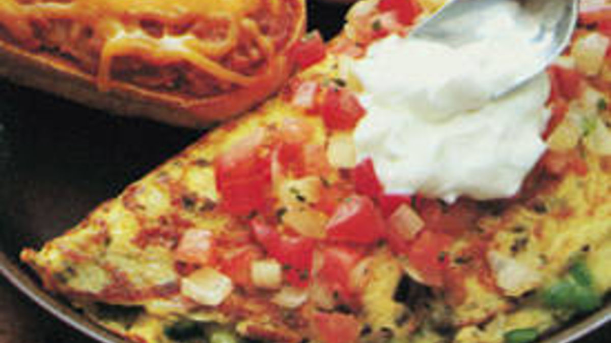 Mexican Omelet with Chilies