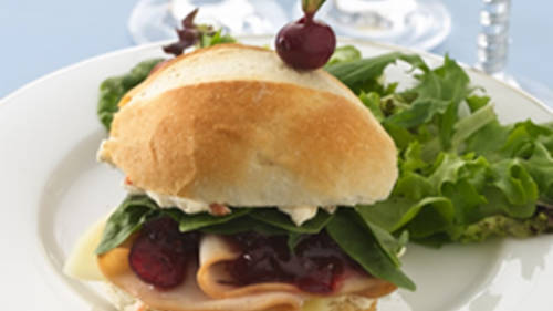 Turkey-Cranberry Petite Sandwiches