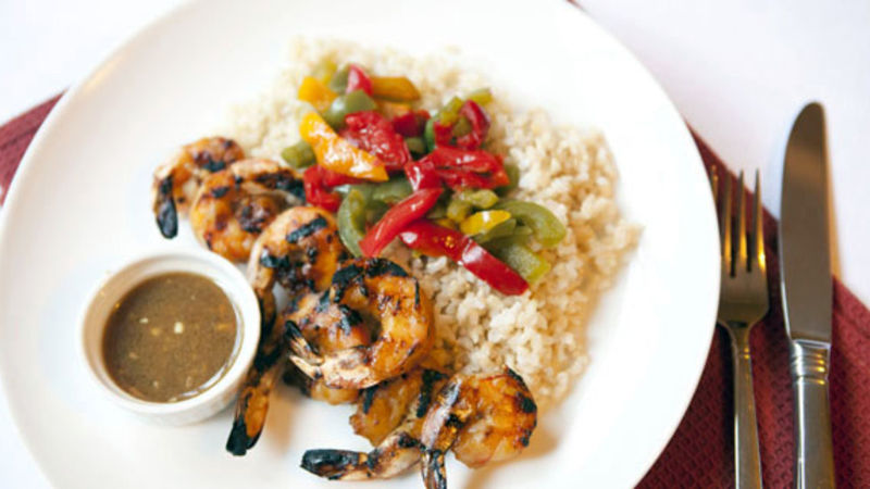 Teriyaki Shrimp Kabobs Recipe - Tablespoon.com