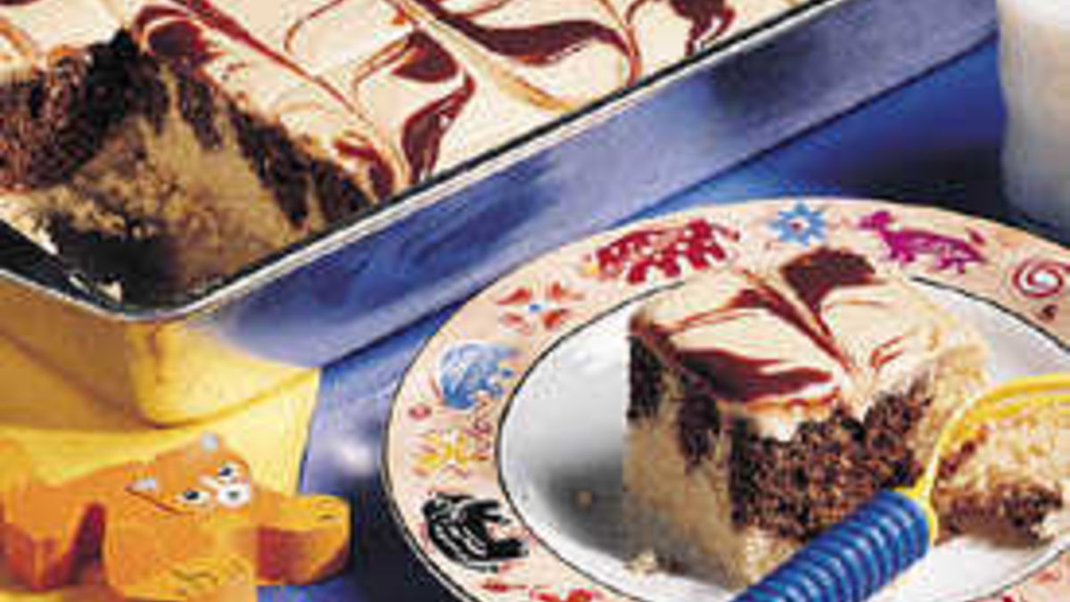 Peanut Butter Marble Cake