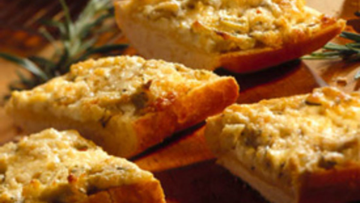 Artichoke-Rosemary Bruschetta
