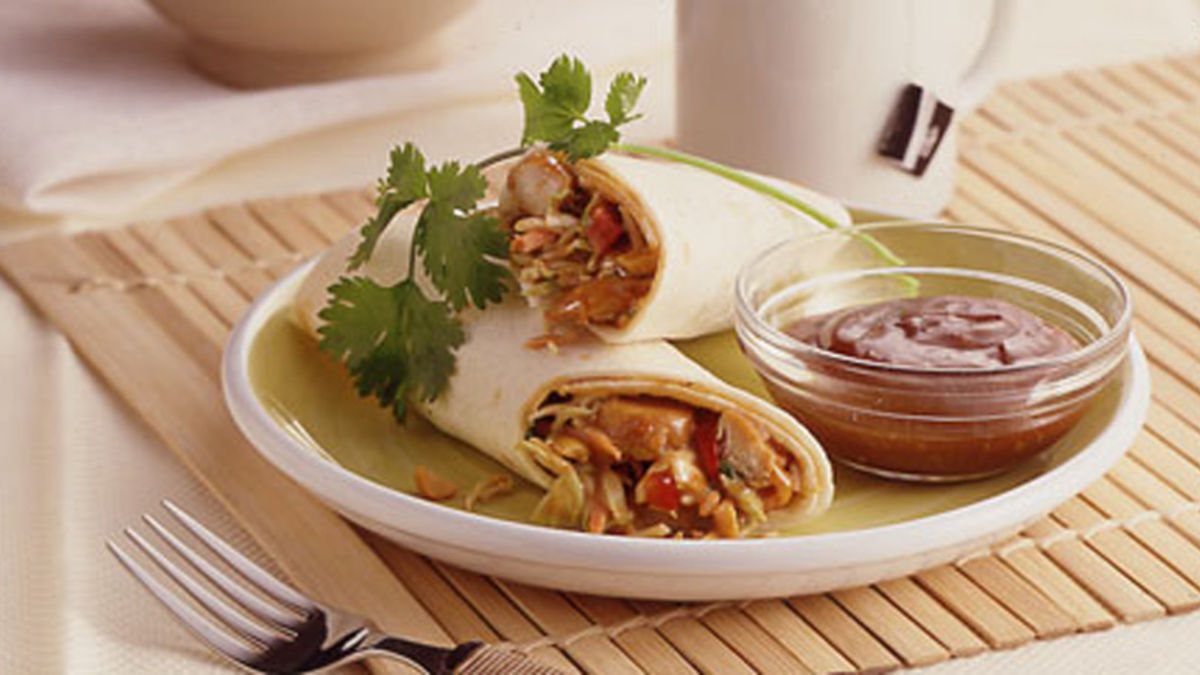 Thai Chicken Wraps