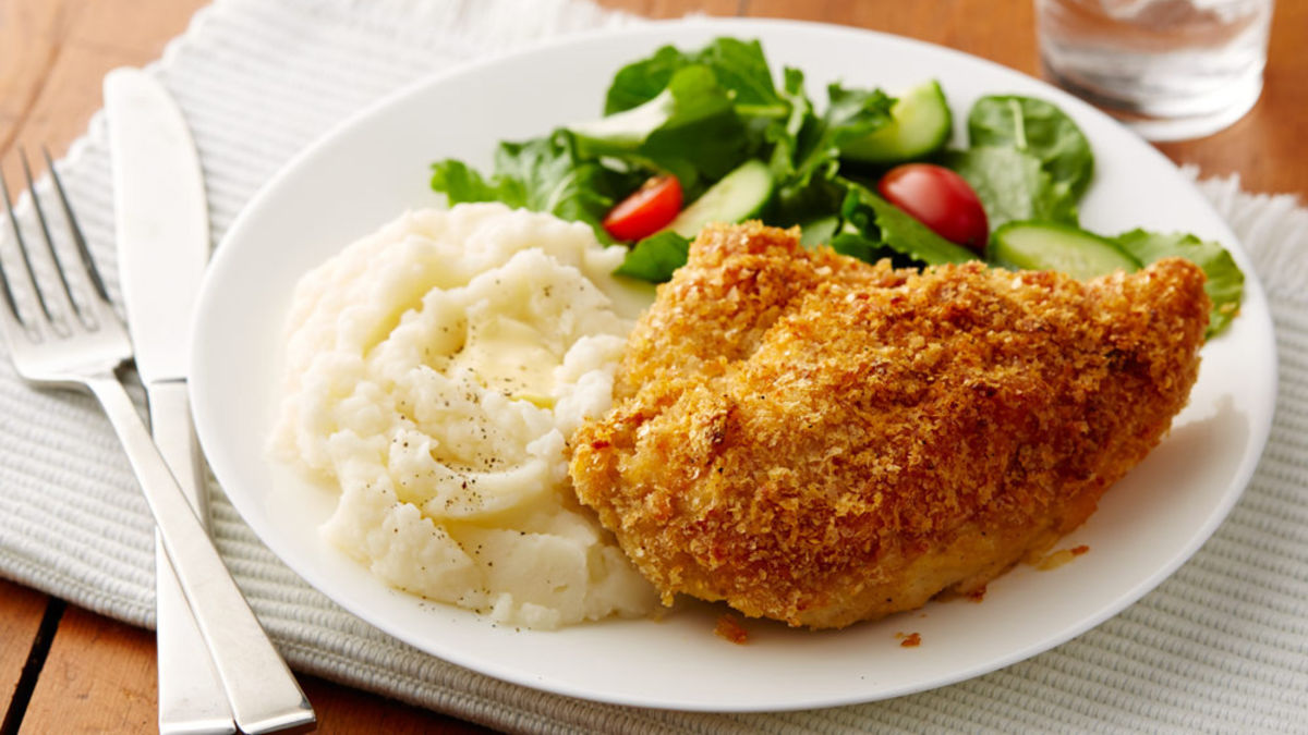 Crisp Oven-Fried Chicken